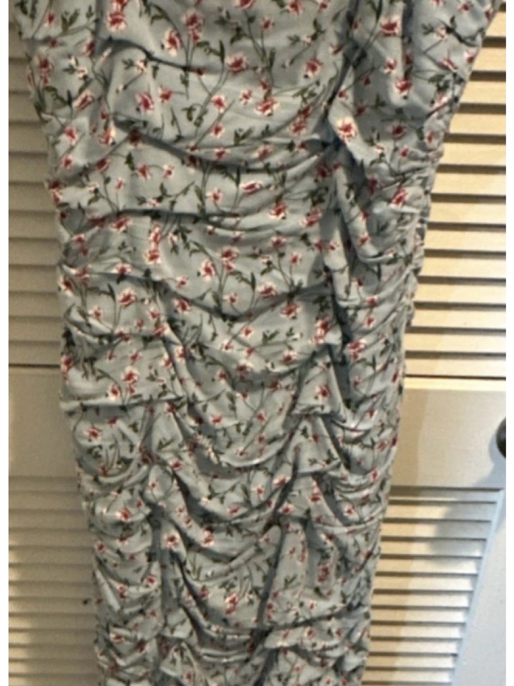 Bardot Light Blue Floral Print Dress